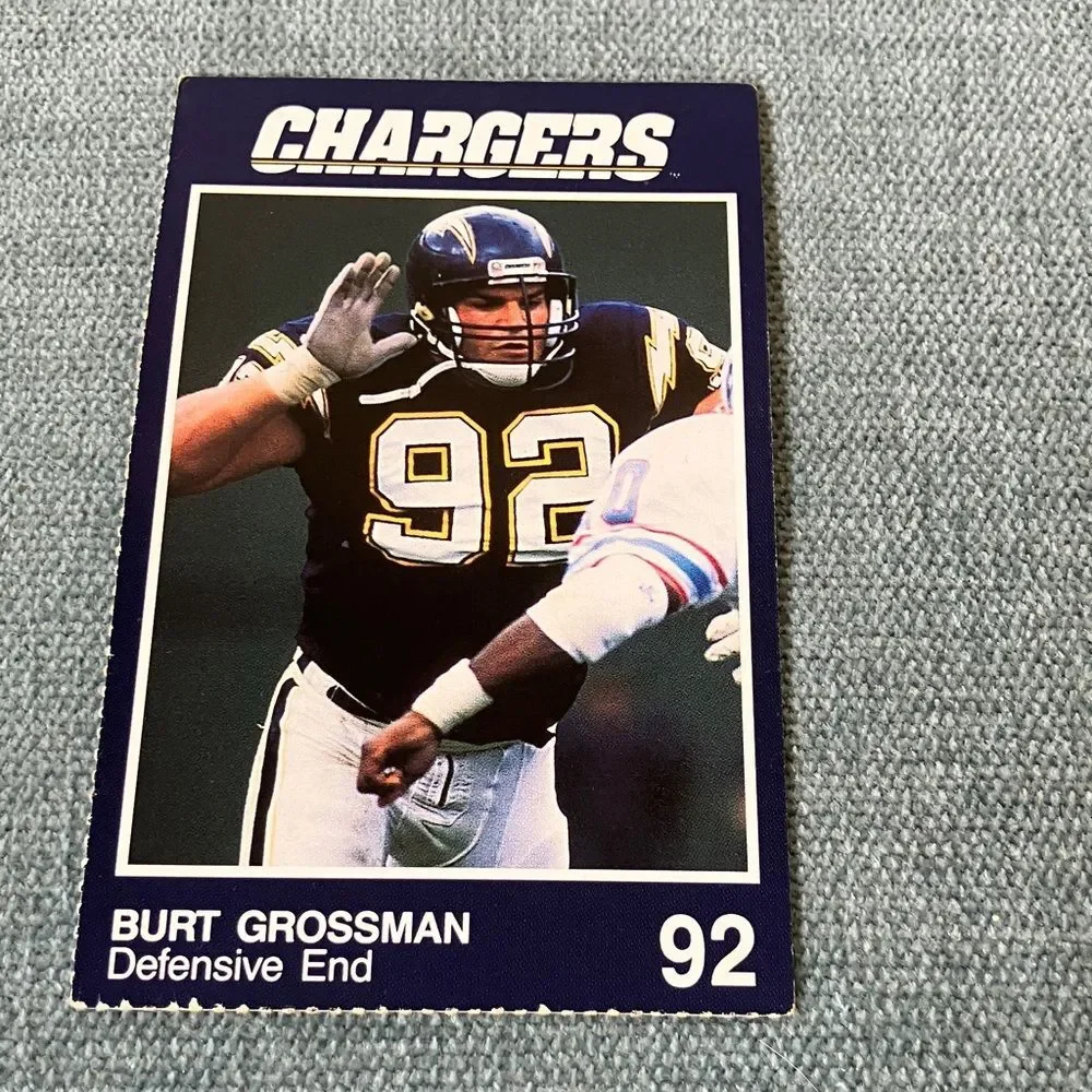Chargers NFL Football Trading Card Football Card